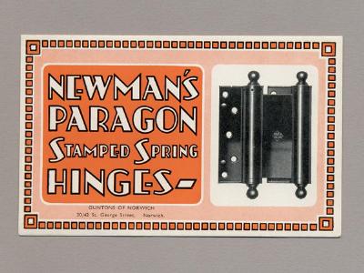 Advertising - Guntons, Ironmongers Norwich