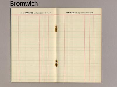 Hovis bakery sales books -  select me for a larger image