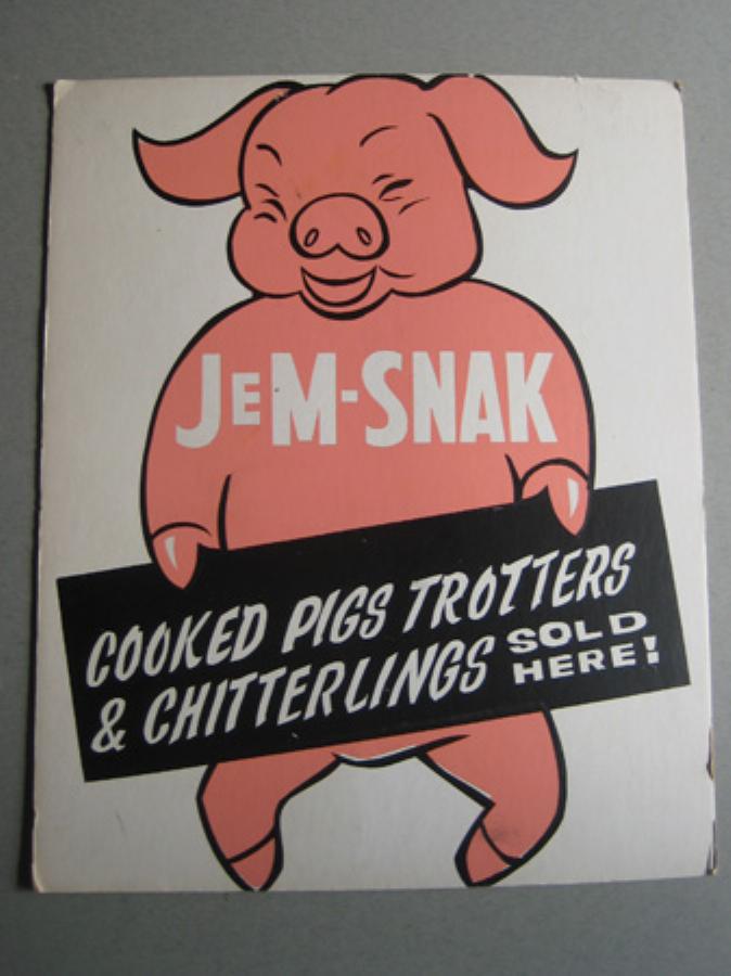 Jem-snak advert display card -  select me for a larger image