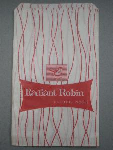 Robin knitting wool bags -  select me for a larger image