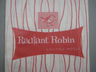Robin knitting wool bags -  select me for a larger image