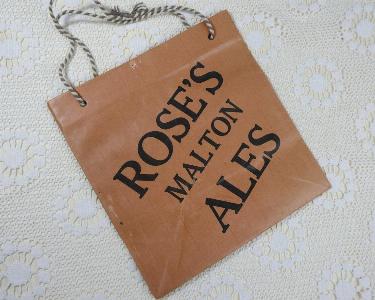 Roses Malton Ales carrier bag -  select me for a larger image