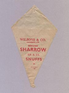 Wilson Snuff, advertising bags -  select me for a larger image