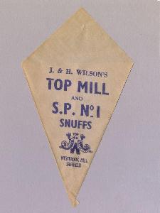 Wilson Snuff, advertising bags -  select me for a larger image