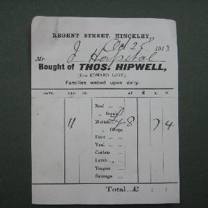 Hipwell, Hinckley butchers -  select me for a larger image