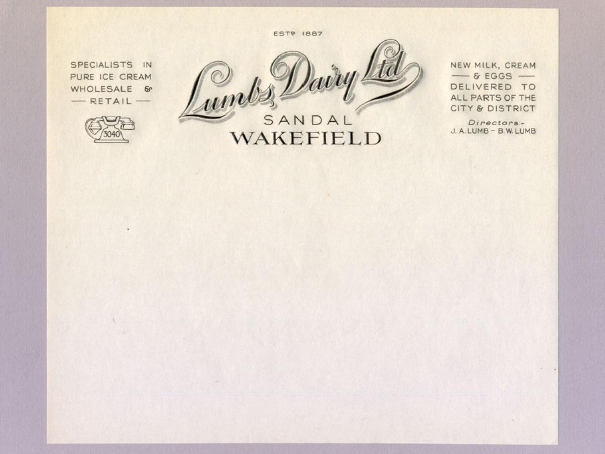 Lumbs Dairy, Wakefield -  select me for a larger image