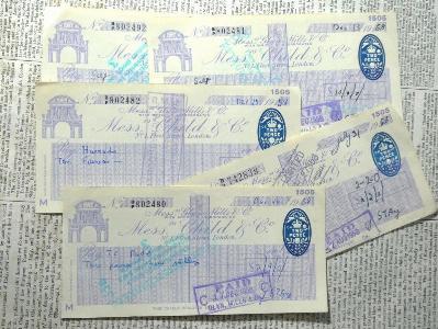 Cheques - Child & Co cheques