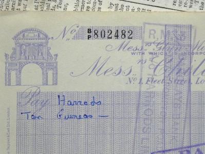 Child & Co cheques -  select me for a larger image