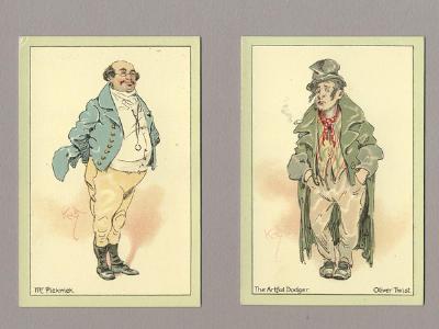 Characters from Dickens, Large -  select me for a larger image