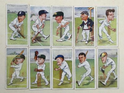 Cricketers, Caricatures by RIP -  select me for a larger image