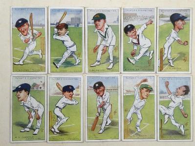 Cricketers, Caricatures by RIP -  select me for a larger image