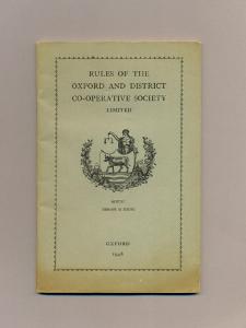 Co-op Society rule books -  select me for a larger image