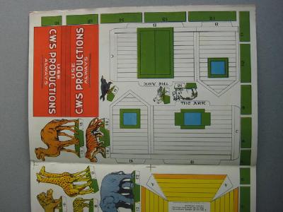 CWS cut-out Noahs Ark -  select me for a larger image