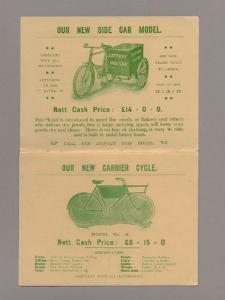 Carrier Cycles Catalogue. -  select me for a larger image