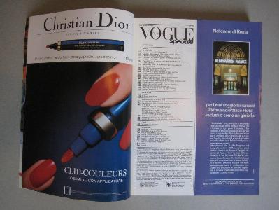Italian Vogue, 1986 Special edition -  select me for a larger image