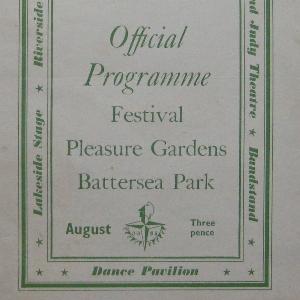 Festival of Britain - Battersea Park programme