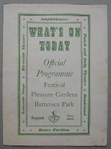 Battersea Park programme -  select me for a larger image