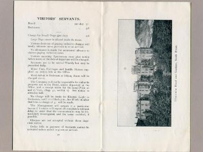 Ilfracombe Hotel brochure -  select me for a larger image