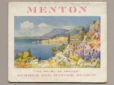 Menton, France, 1939 brochure -  select me for a larger image