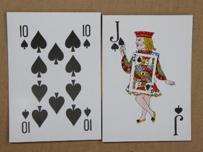 Card Families, E M Lewis Playing Cards -  select me for a larger image