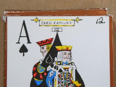 Card Families, E M Lewis Playing Cards -  select me for a larger image