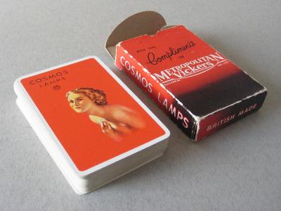 Cosmos Lamps playing cards -  select me for a larger image