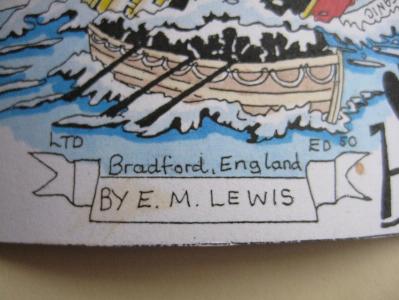 Titanic playing cards, E M Lewis -  select me for a larger image