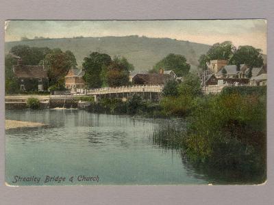 Berkshire - Streatley Bridge and Church