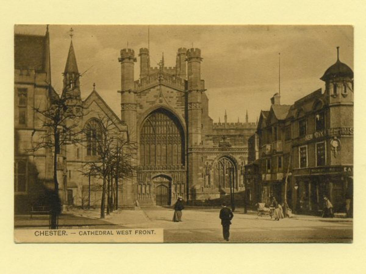 Chester Cathedral, West Front -  select me for a larger image