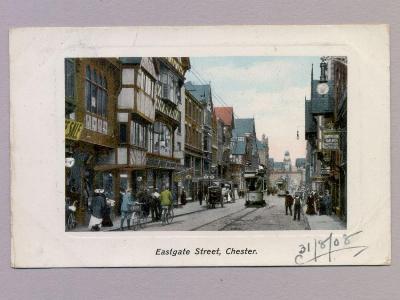 Cheshire - Chester, Eastgate Street