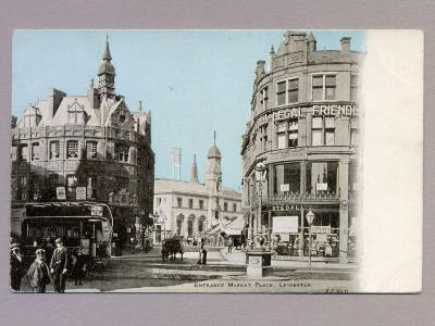 Leicestershire - City of Leicester - Entrance to Market Place