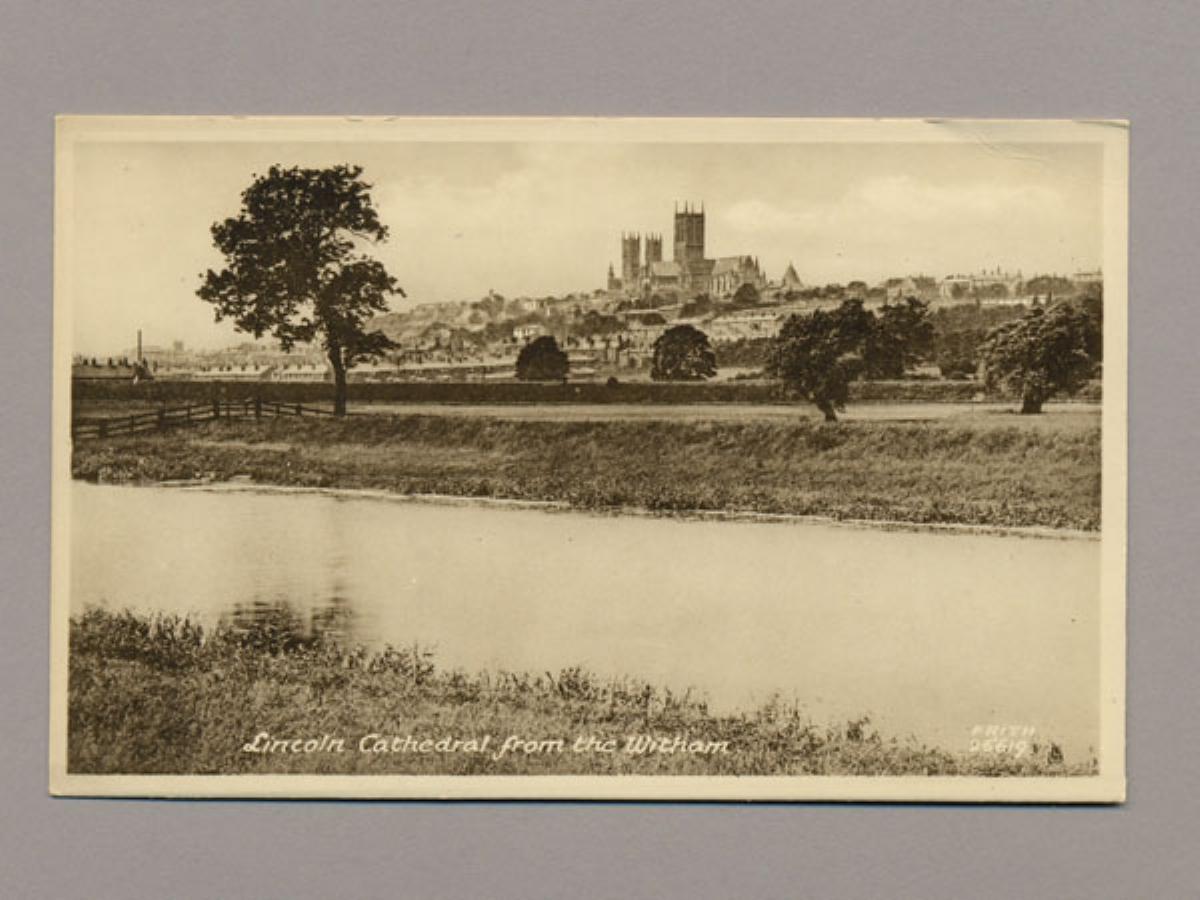 Lincoln Cathedral from river -  select me for a larger image