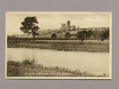 Lincolnshire - Lincoln Cathedral from river