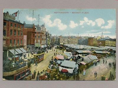 Nottinghamshire - Nottingham, Market Place