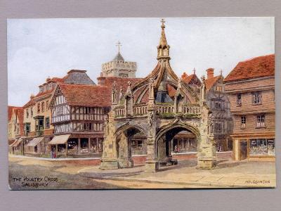 Wiltshire - Salisbury, Poultry Cross, 1951