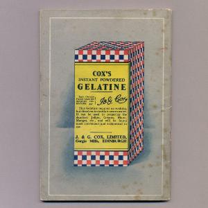 Cox manual of gelatine cookery -  select me for a larger image