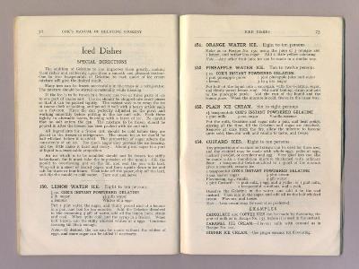 Cox manual of gelatine cookery -  select me for a larger image