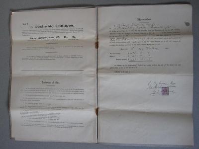 Buckingham auction sale, 1923 -  select me for a larger image
