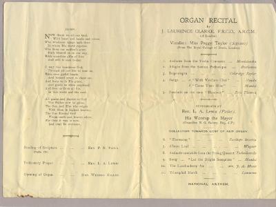 Wisbech Chapel programmes -  select me for a larger image