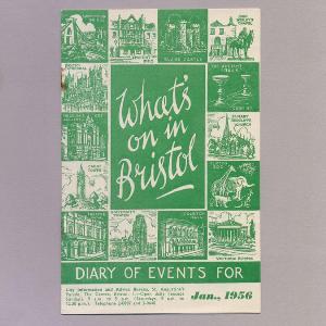 Bristol, Whats On, 1956 -  select me for a larger image