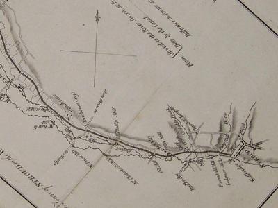Stroudwater Canal map, 1775 -  select me for a larger image