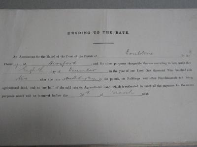 Boulstone, Rates Roll, 1902-03 -  select me for a larger image