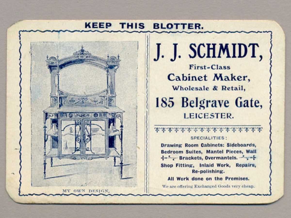 Blotter from J J Schmidt -  select me for a larger image