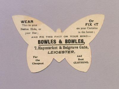 Bowles & Bowles advert -  select me for a larger image