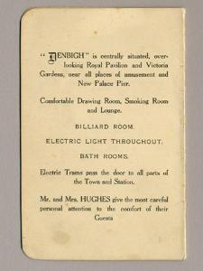 Brighton, Denbigh Hotel -  select me for a larger image