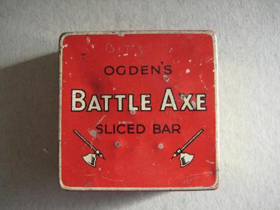 Battle Axe tobacco tins -  select me for a larger image