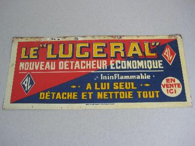 Advertising - French Le Luceral sign