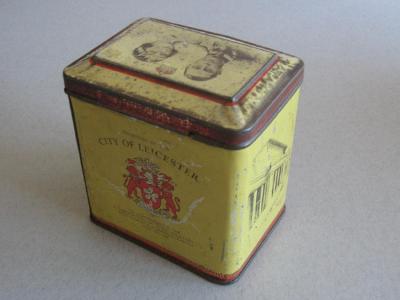 Leicester 1937 Coronation tin -  select me for a larger image