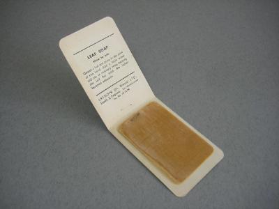 Osman Towels leaf soap -  select me for a larger image