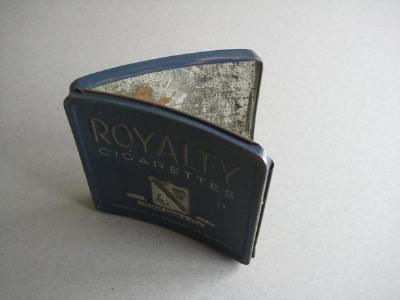 Royalty brand cigarette tin -  select me for a larger image